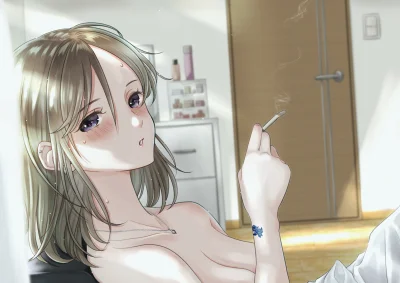 Azur88 - #randomanimeshit #anime #originalcharacter #cigarette