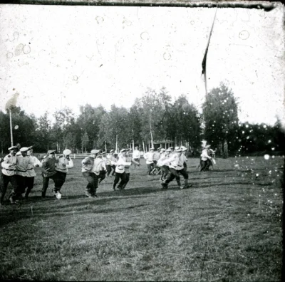 wariag - Warszawa 1903. Żołnierze 182 grochowskiego pp podczas manewrów #retrofotorus