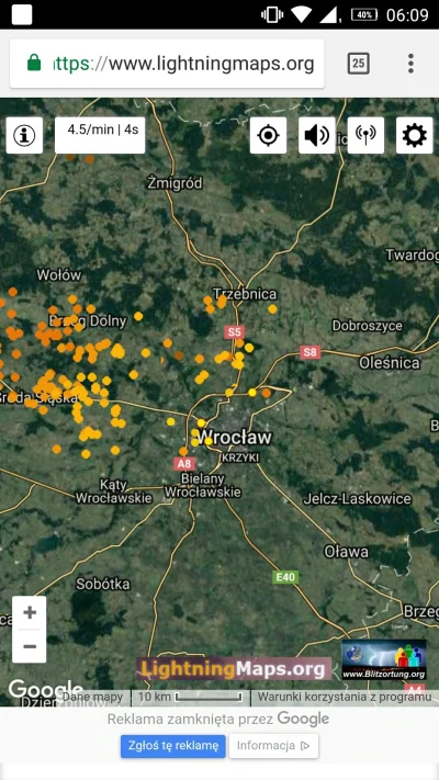 nuna1621 - Burzy i grzmi! #wroclaw #burza trochę strasznie (ꖘ‸ꖘ)