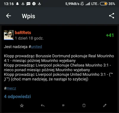 baRRets - Dziękuję Pan Klopp (⌐ ͡■ ͜ʖ ͡■)
#mecz #pilkanozna #united