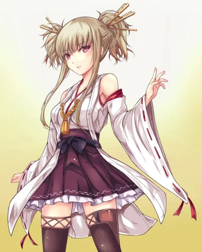 Azur88 - #randomanimeshit #anime #kantaicollection #kongou #longhair #blonde #redeyes...