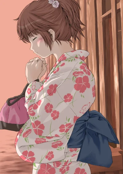 kedzior1916 - #randomanimeshit #amagami #rihokosakurai #kimono