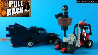 Kalais - Takie na szybko zbudowane z #LEGO pojazdy pullback Batmana i Harley Quinn. D...