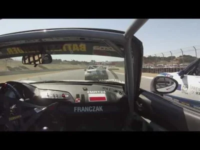 radd00 - Pełen onboard z wyścigu Kamila Franczaka w Maździe MX5 na Laguna Seca

Z F...