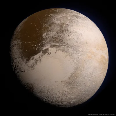 Elthiryel - Pluton w rzeczywistych kolorach.

Do ściągnięcia w najwyższej rozdzielc...