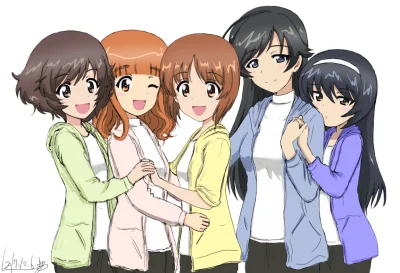 odglosy_bebnow - #anime #randomanimeshit #girlsundpanzer #yukariakiyama #saoritakebe ...