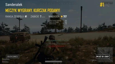 Sanderalek - winner winner chicken dinner!

SPOILER
#pubg