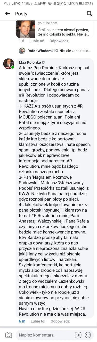 WildAnimal - Max Golonko przemówił..

#maxkolonko #kolonko #revolution #polityka