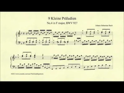 GrzegorzSkoczylas - #bachdzienpodniu
#bach
Preludium F-dur. BWV 927.
