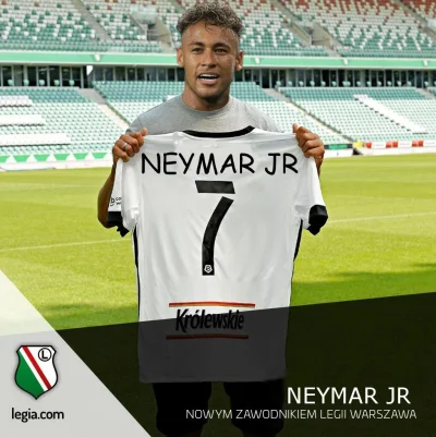 Mokofacza - #transfery #legia #neymar #pilkanozna 
 Takiego obrotu spraw sie nikt ch...