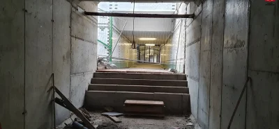 Majster_2 - Przedłużają przejście podziemne pod dworcem #pkp w Inowrocławiu. Oby to n...