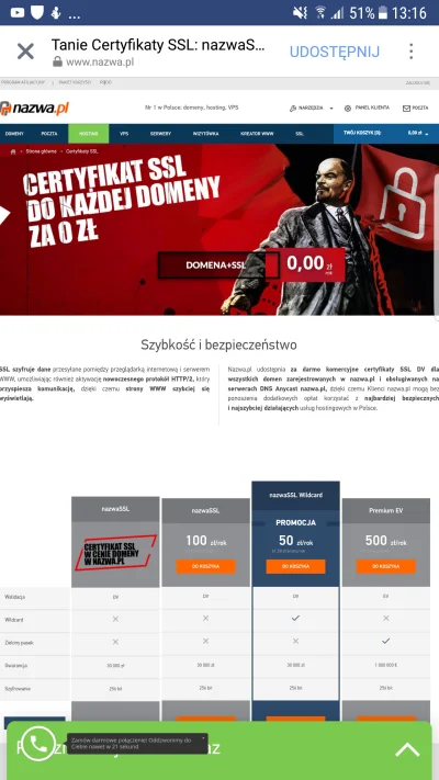 f.....1 - Reklama firmy nazwa.pl z zbrodniarzem na pierwszym planie:

Czy to nie nada...