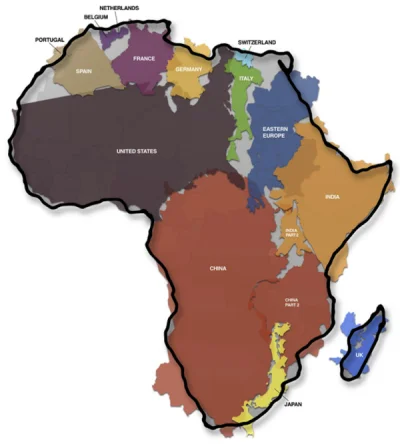 JanParowka - Wielkość Afryki

#ciekawostki #gruparatowaniapoziomu