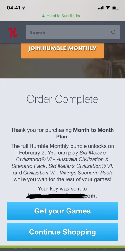 A.....h - Dziekuje Pan Humble Bundle <3
10usd z promo (first purchase)
#humblebundle ...