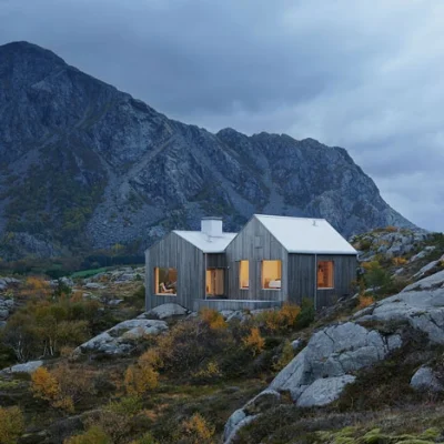 johanlaidoner - Norweska nowoczesna architektura- dom.- wtopić się w przyrodę, czerpa...