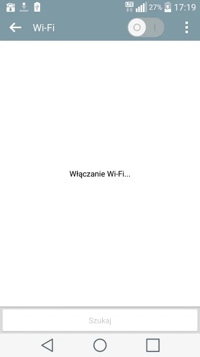 Supsti - Dzisiaj po próbie włączenia wi-fi mój LG G3 wpadł w niekończąca się pętlę wł...