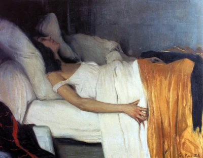 C.....l - Sztuka na dziś:

Santiago Rusiñol, Morfina, 1894, olej na płótnie, 115 cm ×...