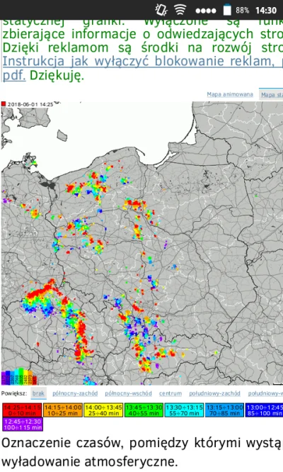 A.....s - Ależ niezwykle intensywnie n------a u naszych sąsiadów Pepików! #burza