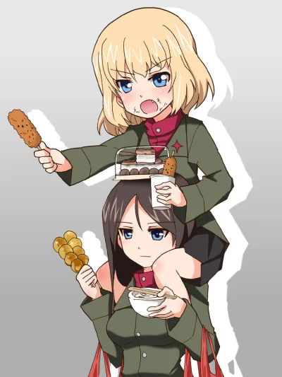 kedzior1916 - #randomanimeshit #girlsundpanzer #katyusha #nonna