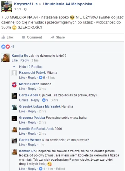 simun - Co prawda nie rozróżniam świateł, ale i tak jestem lepszym kierowcą niż Wy! 
...