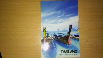 Marcinowy - Dzisiaj do mnie trafila pocztowka z Tajlandii od @monkey3310 jeszcze raz ...