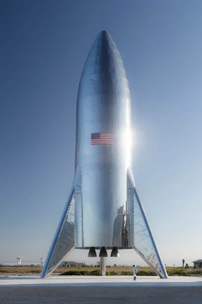 anon-anon - Elon posłał fotografów aby zrobili jakieś ładne zdjęcie Starhopper'a bo t...