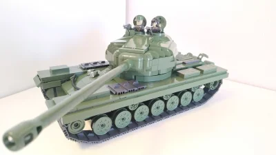 xargos - Ktoś gra w WoT? To model czołgu 50TP Lewandowskiego zbudowany z klocków Cobi...