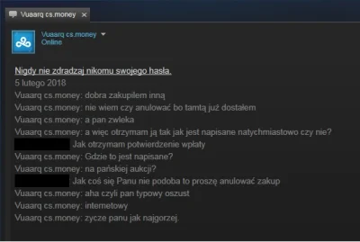 Mettled - #csgo
#csgotrade 
Nie ma to jak scammer nazywający cię oszustem interneto...