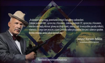 Kapitalis - Janusz Koran-Mekka 

#islamnadziejadlaeuropy
#islam 
#korwin
#polity...