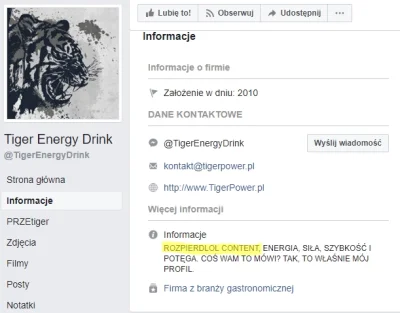 pieczarrra - O ile ostatnie reklamy w tv mają moim zdaniem fajne, to profil na FB to ...