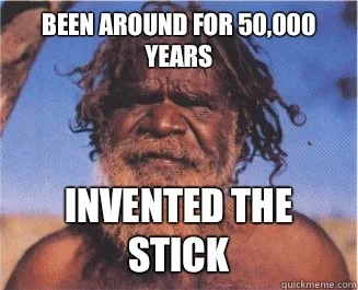 s.....e - Czyli 65000 lat by wynaleźć patyk ( ͡° ͜ʖ ͡°)