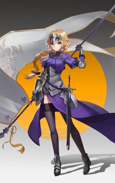 l.....f - #randomanimeshit #fate #fategrandorder #ruler #jeannedarc #zakolanowkianime...