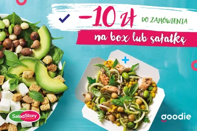 Goodie_pl - #dziendobry Mirki, przypominamy o promocji goodie i Salad Story. Mamy dla...