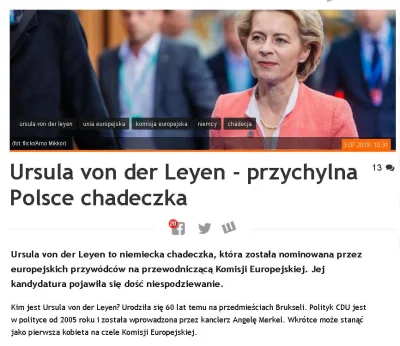 lakukaracza_ - Ursula von der Leyen przychylna Polsce, dobrze że fronda w końcu docen...