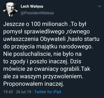 runnerrunner - Wałęsa tłumaczy się z 100 milinów #lechwalesacontent #walesa #heheszki...