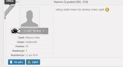 polaczyna - Już nawet na forum w 2014 po nim jechali ( ͡° ͜ʖ ͡°)
#gural