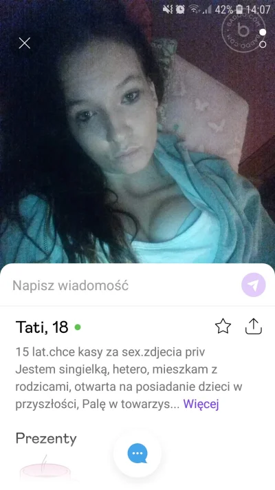 Siwypan - Brak mi słów... 
#badoo #tinder