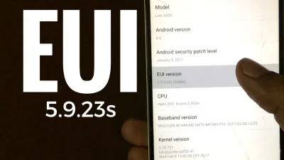 Altru - #letv #x600 #android

Zainstalowałem wersję 023s i telefon blokuje się na e...