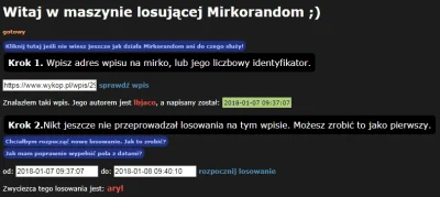 lbjaco - Zwycięzcą jest @aryl
Gratuluję! Podeślij adres na PW.