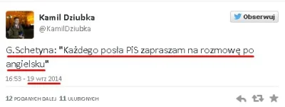 tomyclik - @Aqwart: 


 zaprasza na rozmowę po angielsku... 



Widzisz...

Niektórzy...