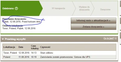 M.....h - Przesyłka z ups przyjdzie w ten sam dzień ( ͡° ͜ʖ ͡°) #kurier #kurierzy #up...