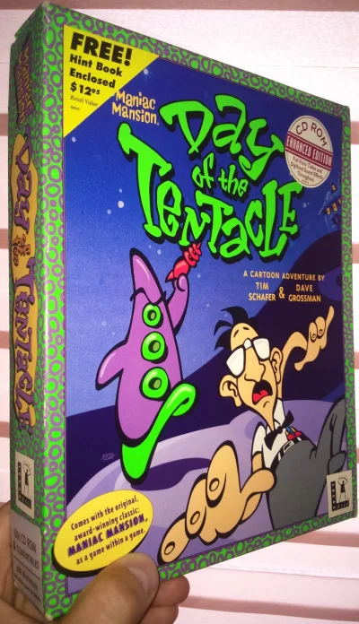 N.....K - Maniac Mansion: Day of the Tentacle, 1993, LucasArts

#bigbox #staregry #...