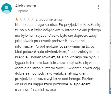 R.....l - @abitbald: wystarczy poczytać opinie na google i wszystko jasne co tam się ...