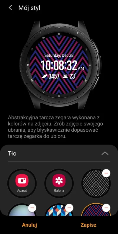 FHA96 - Dzień dobry Mirki, 

Aktualizacja oprogramowania dla zegarków:

- Galaxy Watc...