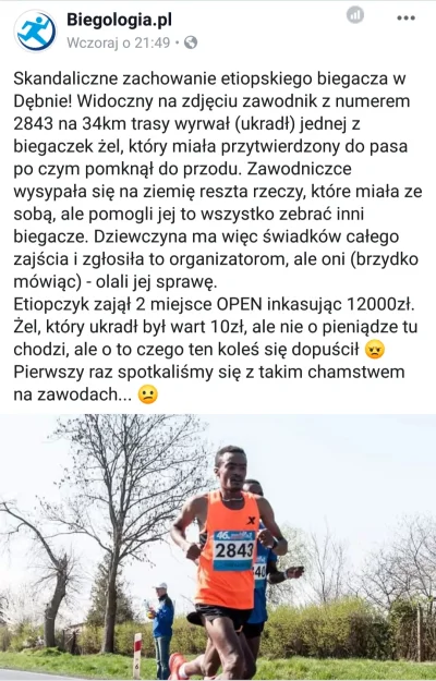 runnerrunner - Organizator maratonu w Dębnie nie ustosunkował się co do tej sytuacji....