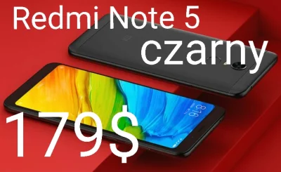 sebekss - Tylko 179$ za telefon Xiaomi Redmi Note 5 4/64 GB Global CZARNY  ( ͡° ͜ʖ ͡°...