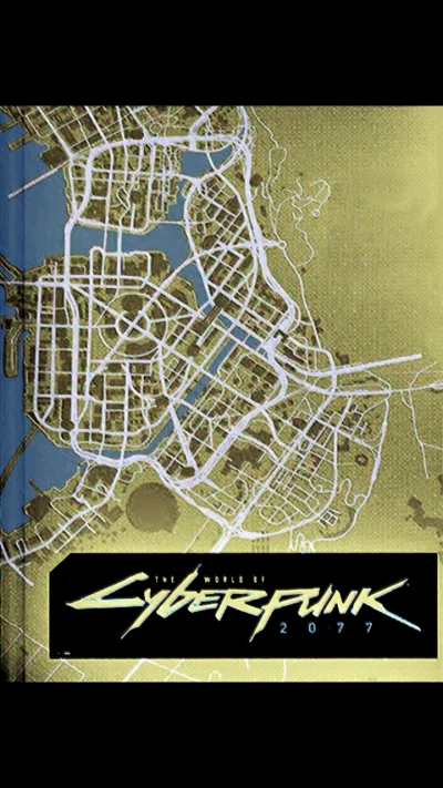 szarlejos - Trochę mała ta mapa będzie - ale to chyba dobrze! 
#cyberpunk #cyberpunk...