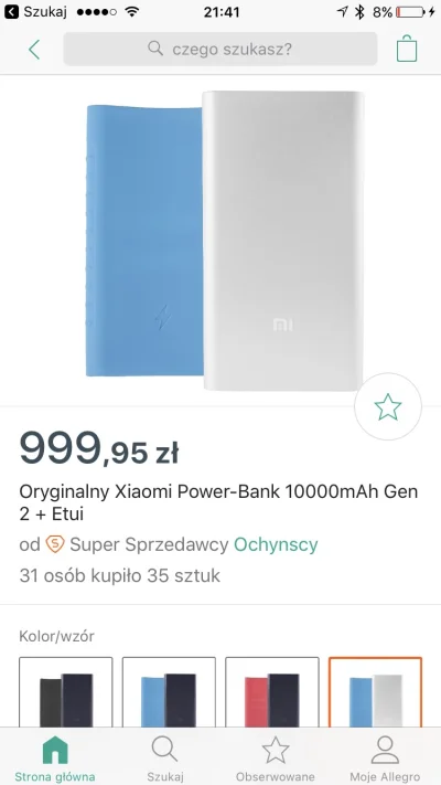 kajbel - Wtf z tymi cenami na allegro? Jakaś pralnia pieniędzy czy co?
#xiaomi #alleg...