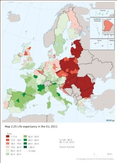 szurszur - Długość życia w UE. Widać Trójmorze.


#widaczabory #mapa #uniaeuropejs...