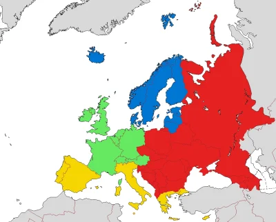 johanlaidoner - Podział Europy wg. Unii Europejskiej (Eurovoc). Polska na czerwono:)
...